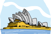 シドニーのオペラハウスのイラスト